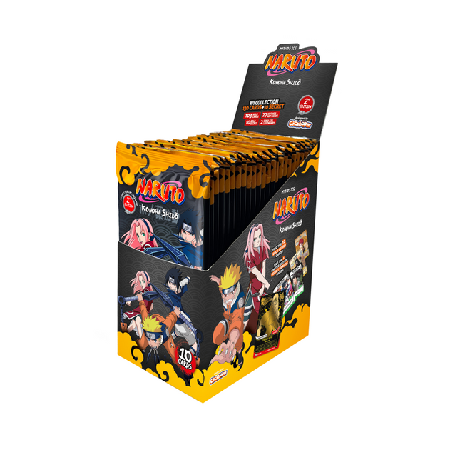 Naruto Mythos TCG: Konoha Shido Booster Box EN (24 Booster, OVP)