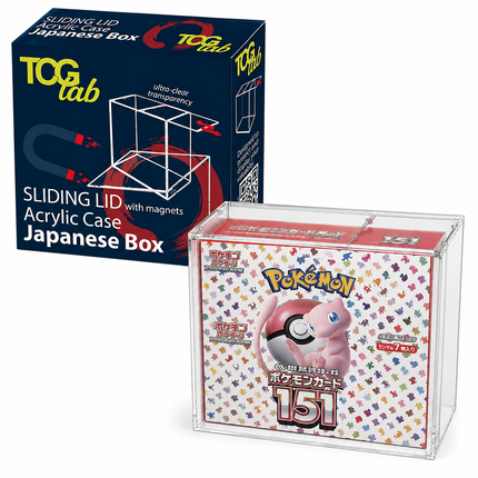 TCGLAB: Premium Magnetisches Case passgenau für JP Pokémon Booster Displays