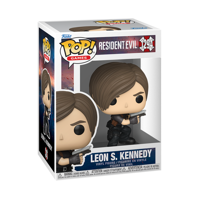 RESIDENT EVIL S2 - POP FUNKO VINYL FIGURE 1294 LEON S. KENNEDY 9CM - Figuren